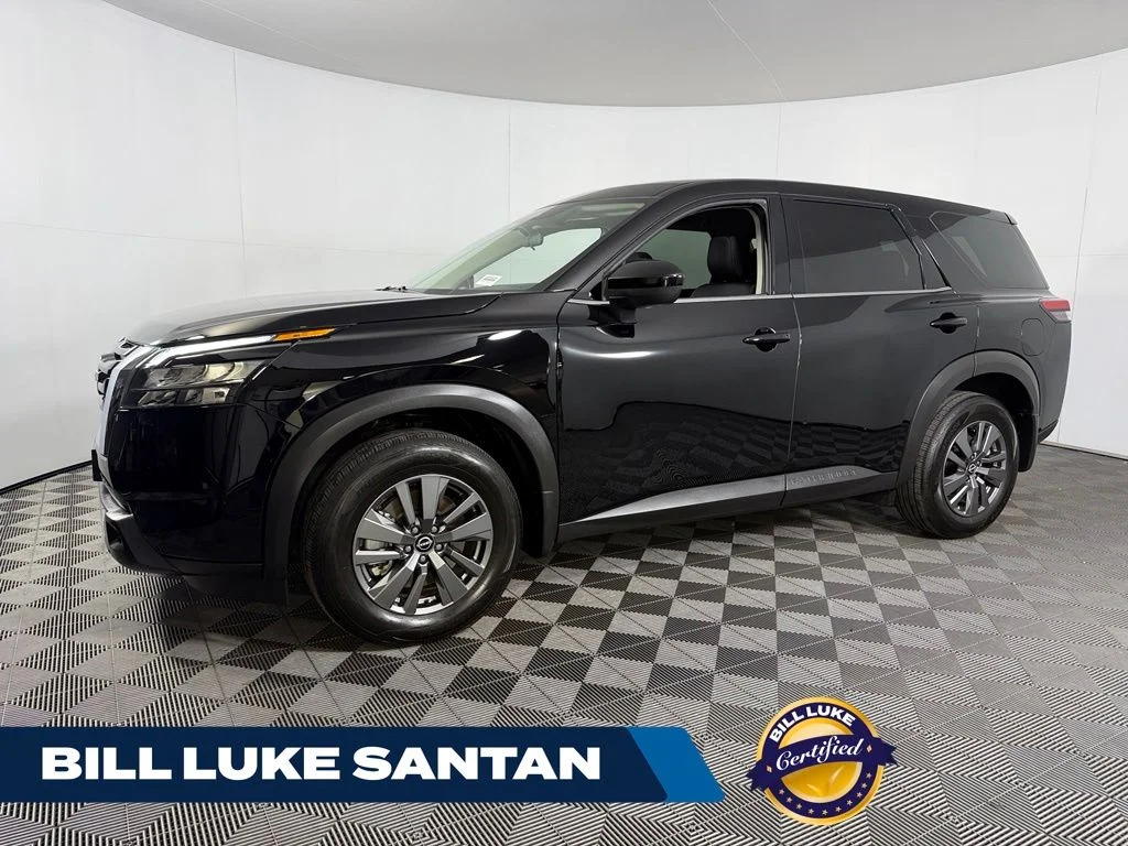 Certified Used 2025 Black Nissan S image 1