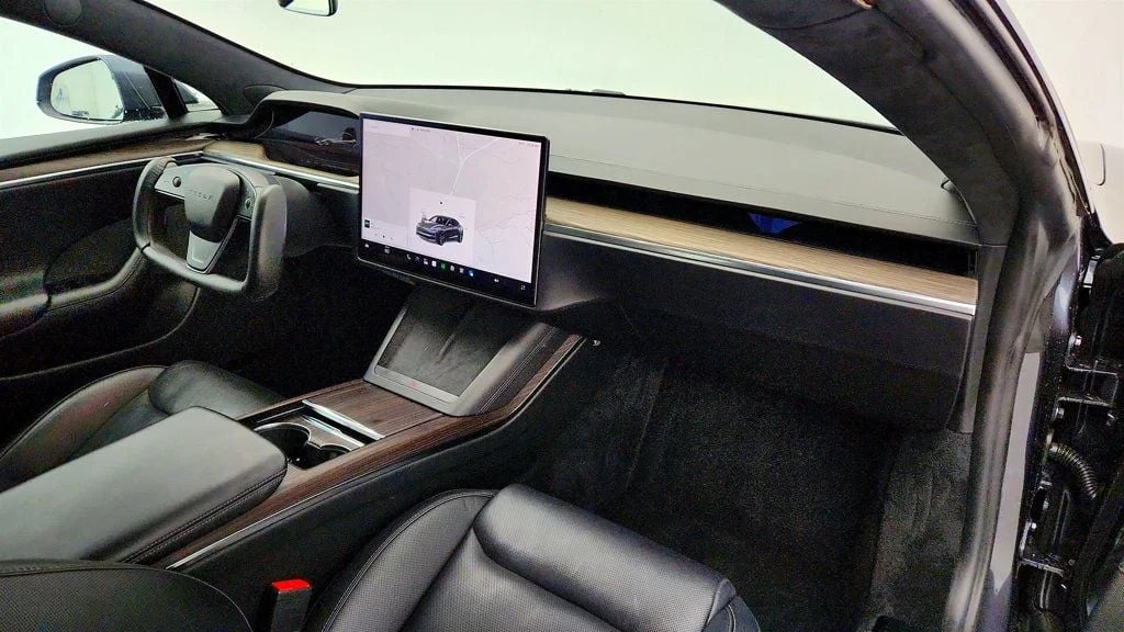 Used 2021 Midnight Silver Metallic Tesla Plaid AWD w/ 21
