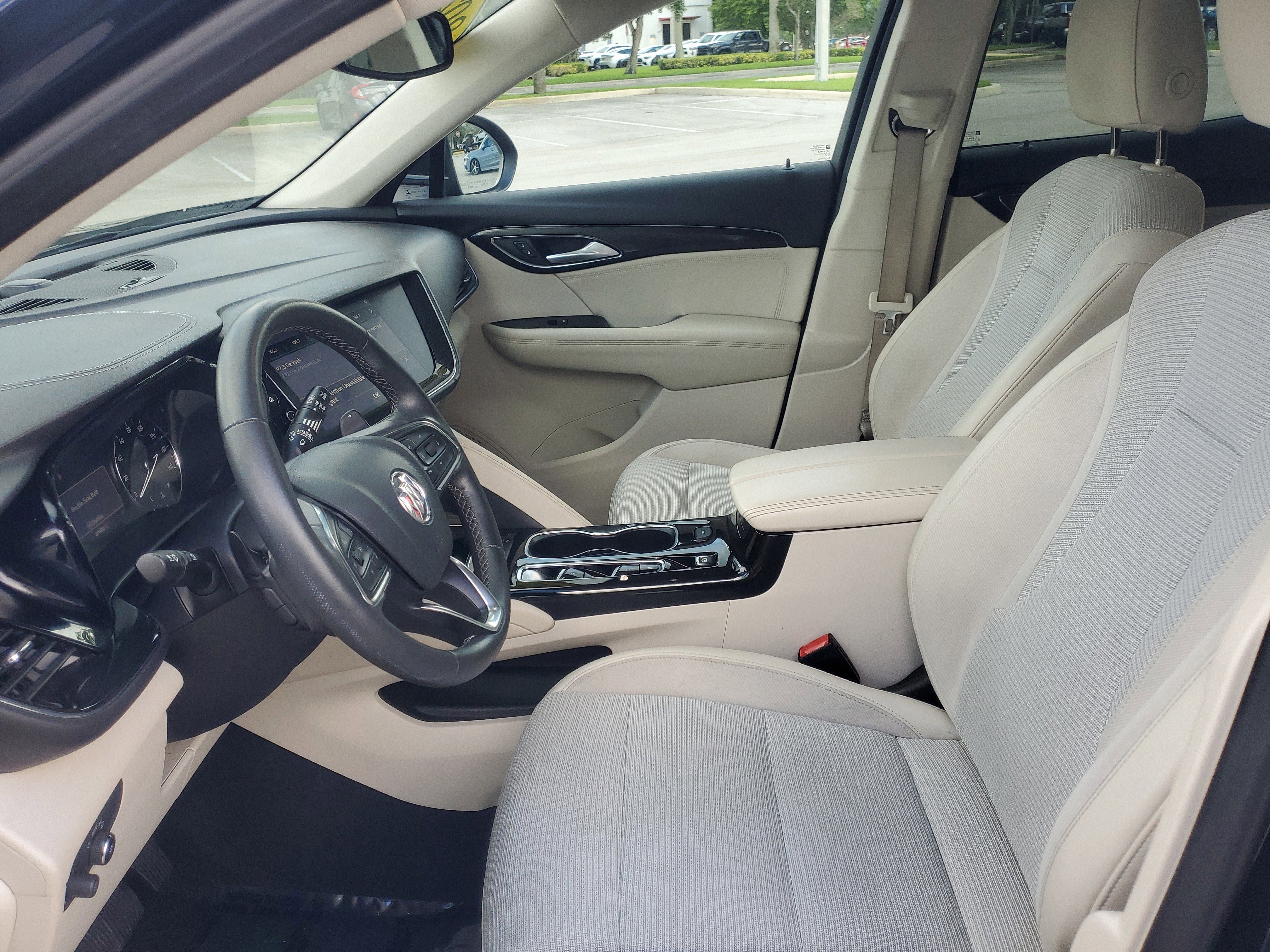 Used 2021 Dark Moon Blue Metallic Buick Preferred image 16