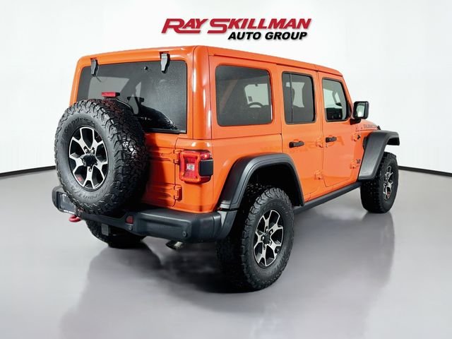 Used 2020 Orange Jeep Unlimited Rubicon image 7