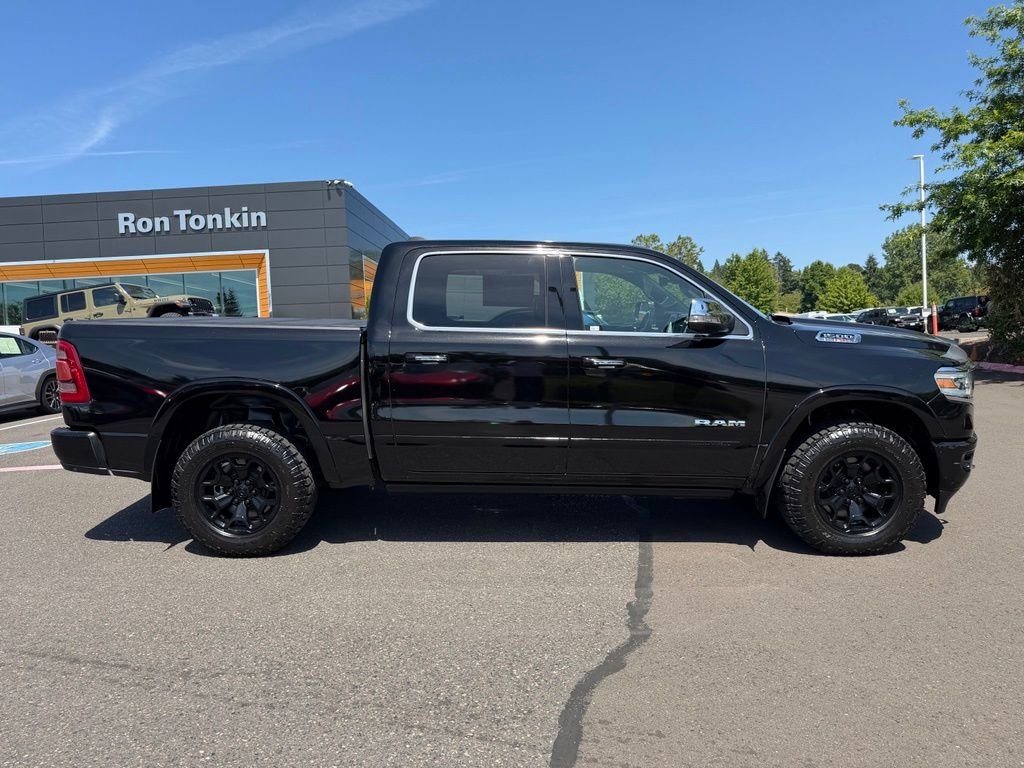 Used 2021 Diamond Black Crystal Pearlcoat Ram Limited image 8