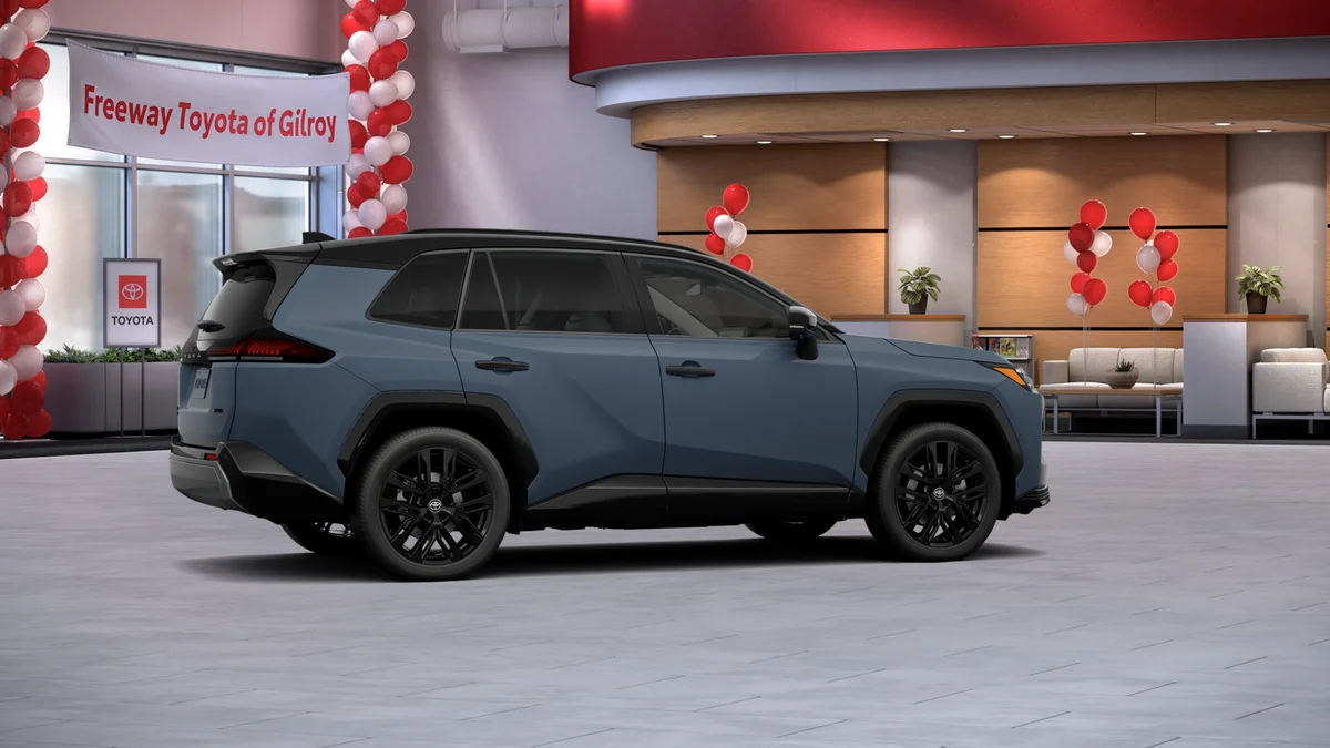 New 2026 Storm Cloud with Midnight Black Metallic roof Toyota XSE image 11