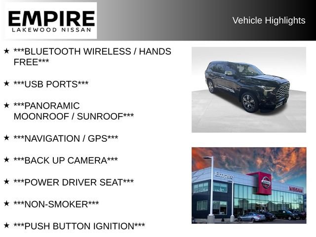 Used 2024 Black Toyota Capstone image 2