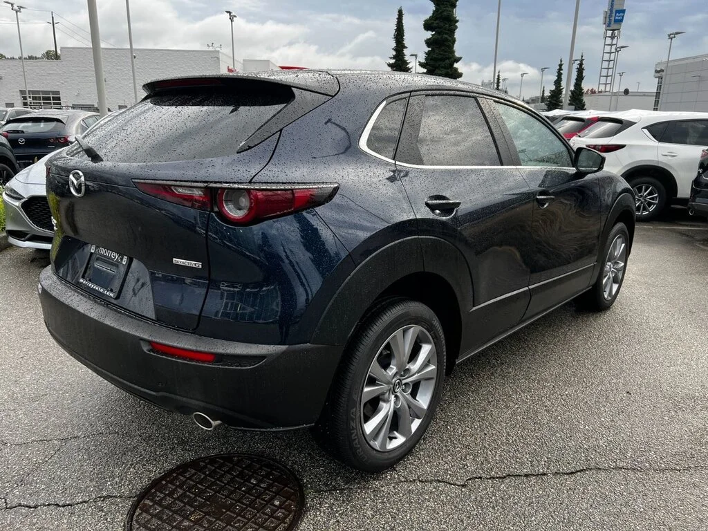 Certified Used 2023 Deep Crystal Blue Mica Mazda GS AWD at GS AWD with Luxury Package. Leatherette, image 6