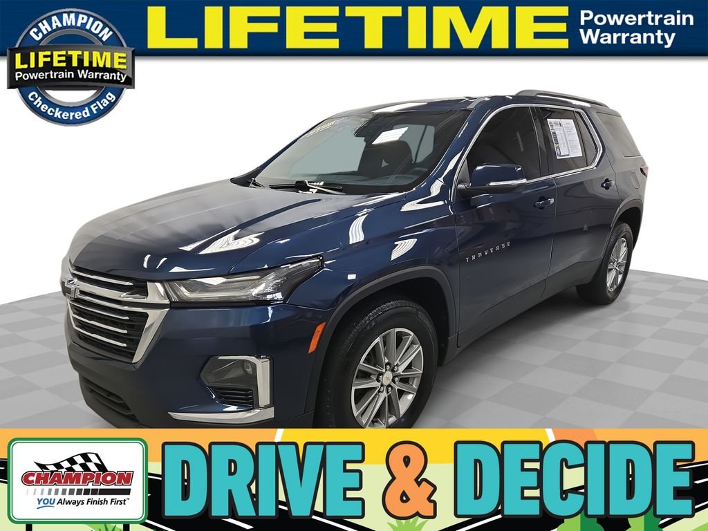 Used 2023 Blue Metallic Chevrolet LT image 1