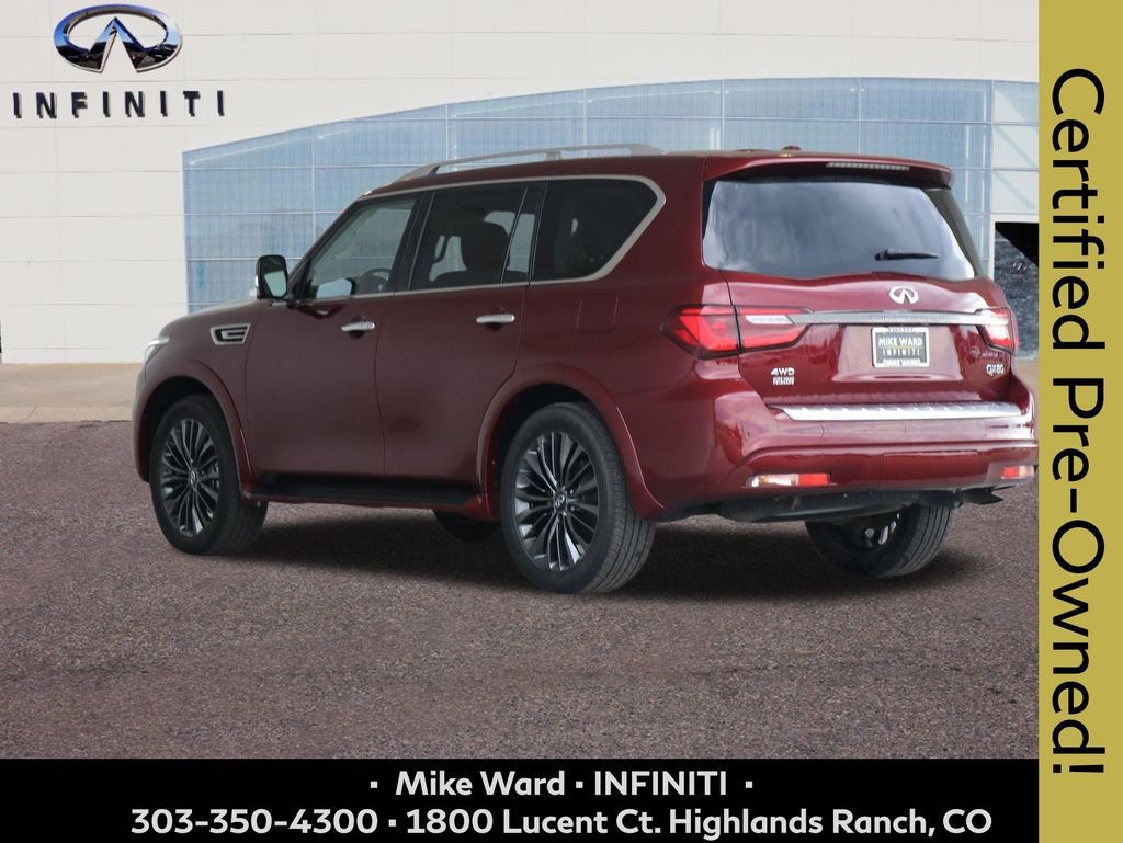 Certified Used 2021 Red INFINITI Premium Select image 3