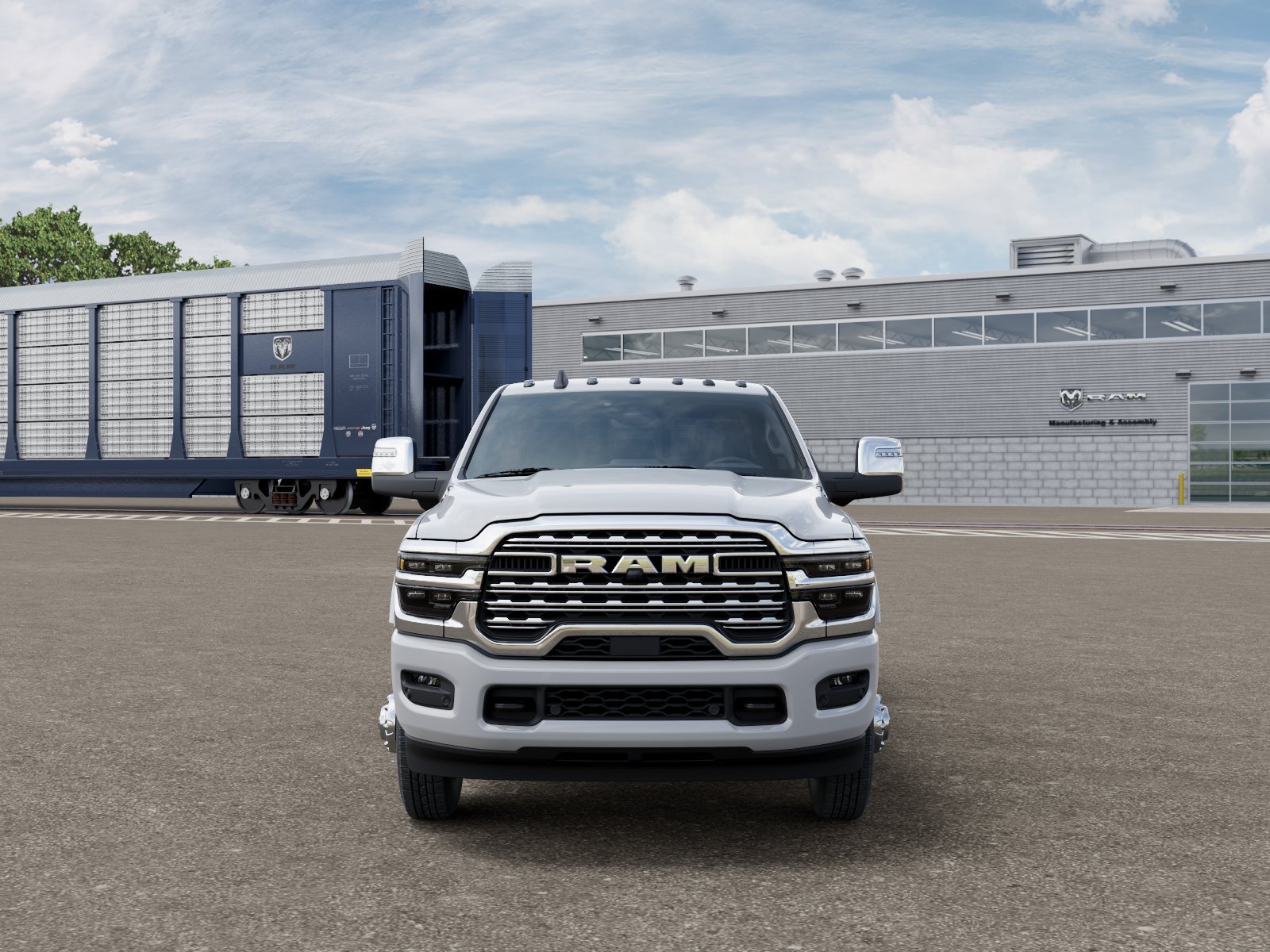 New 2026 Bright White Clear-Coat Exterior Paint RAM Longhorn Dually image 32