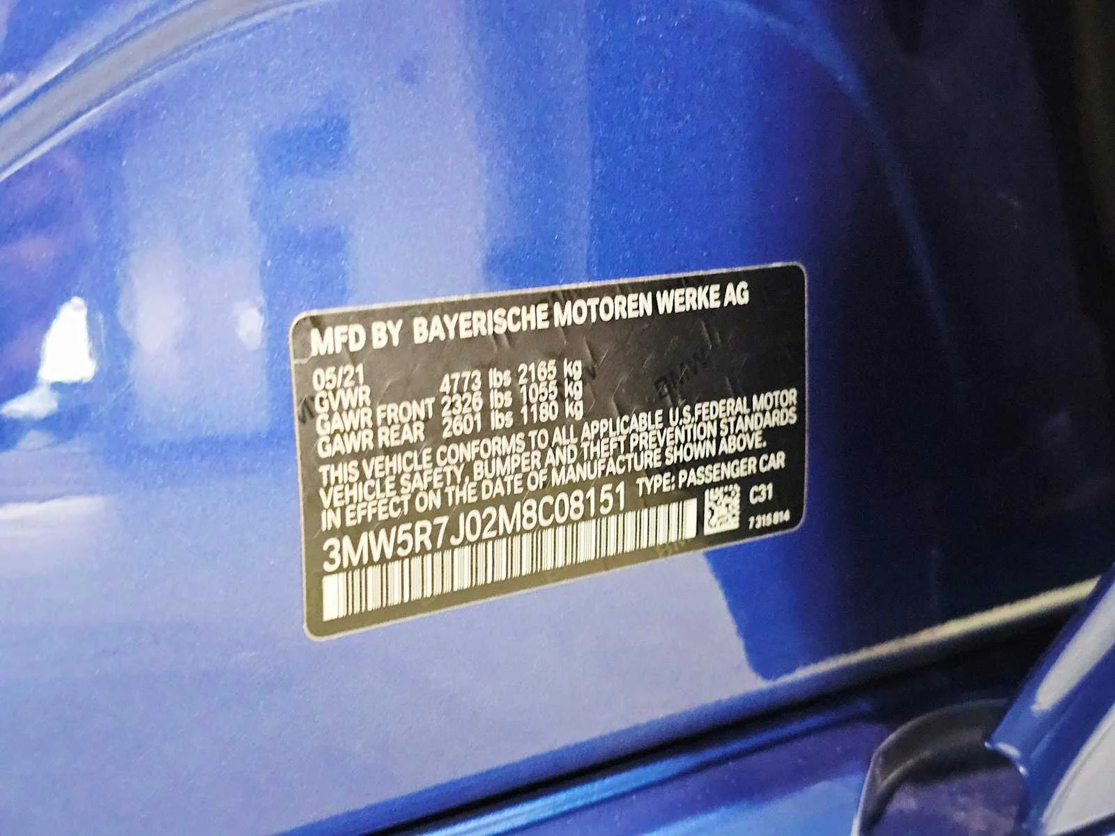 Used 2021 Portimao Blue Metallic BMW xDrive image 32