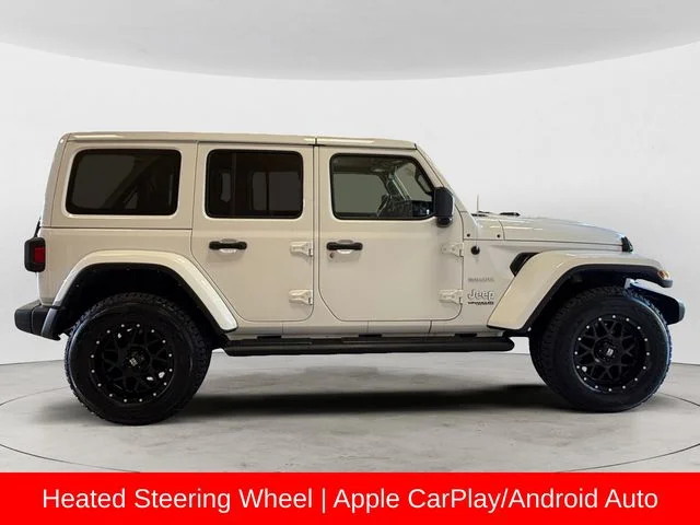 Used 2021 White Jeep Unlimited Sahara image 7