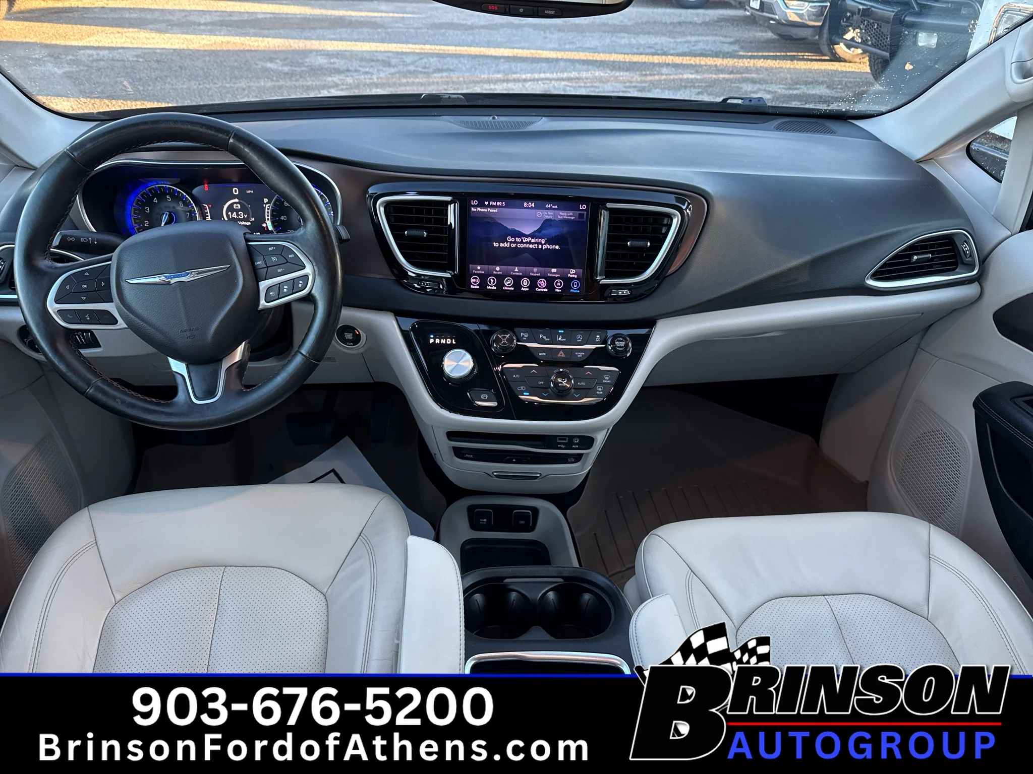 Used 2019 Brilliant Black Crystal Pearlcoat Chrysler Touring L Plus image 14