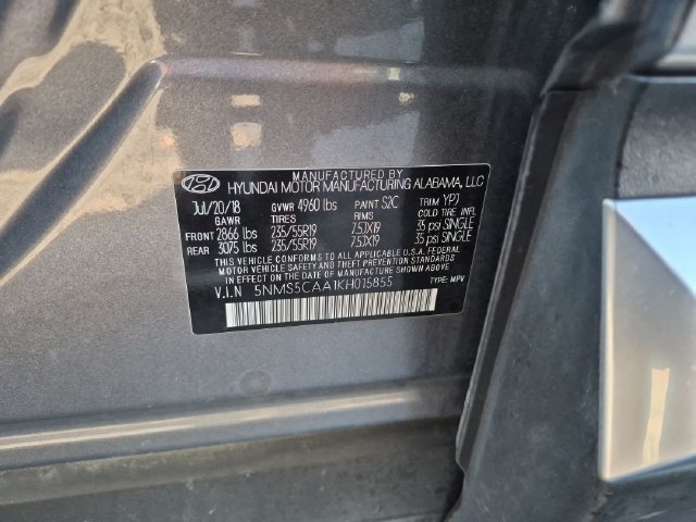 Used 2019 Gray Hyundai Limited image 34