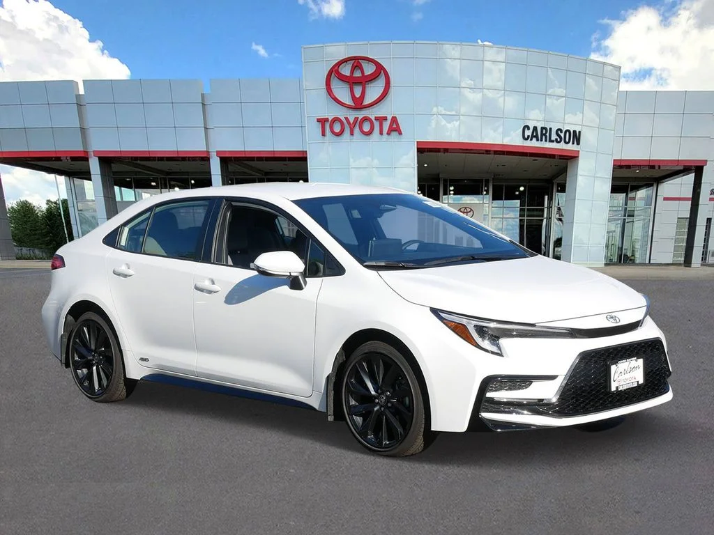 Certified 2026 Toyota Corolla SE with VIN JTDBDMHE5T3030229 for sale in Minneapolis, Minnesota