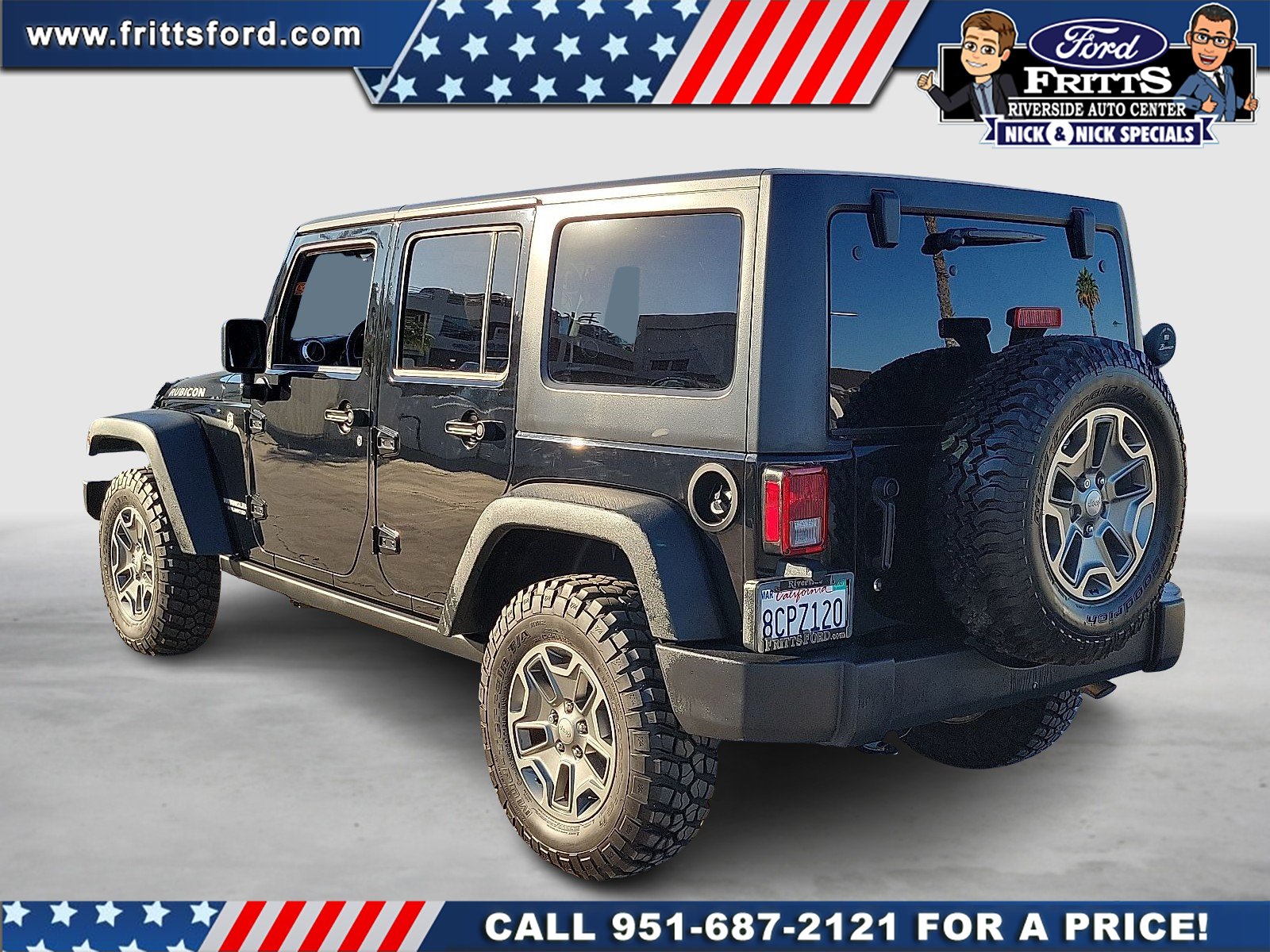 Certified Used 2017 Black Clearcoat Jeep Rubicon 4x4 image 3