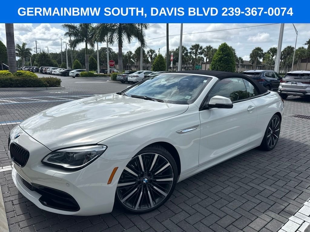 Used 2018 Alpine White BMW 650i image 1