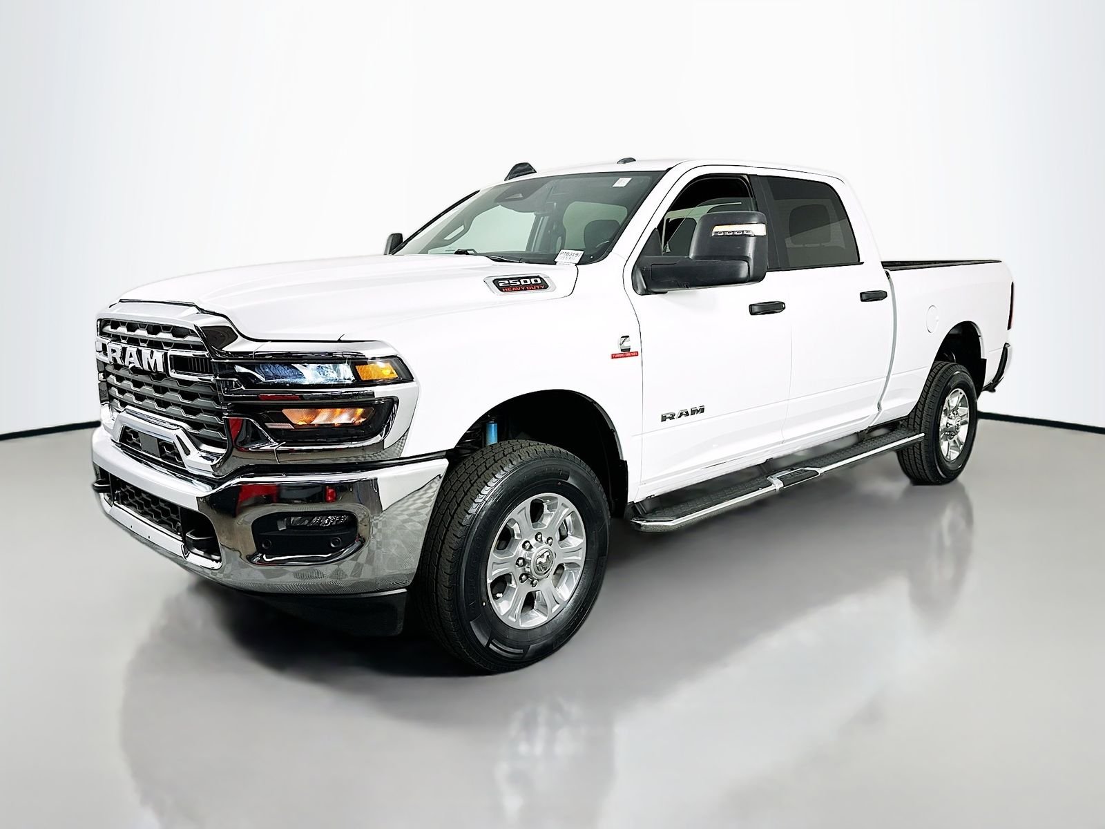 Used 2025 Bright White Clearcoat Ram Big Horn image 3