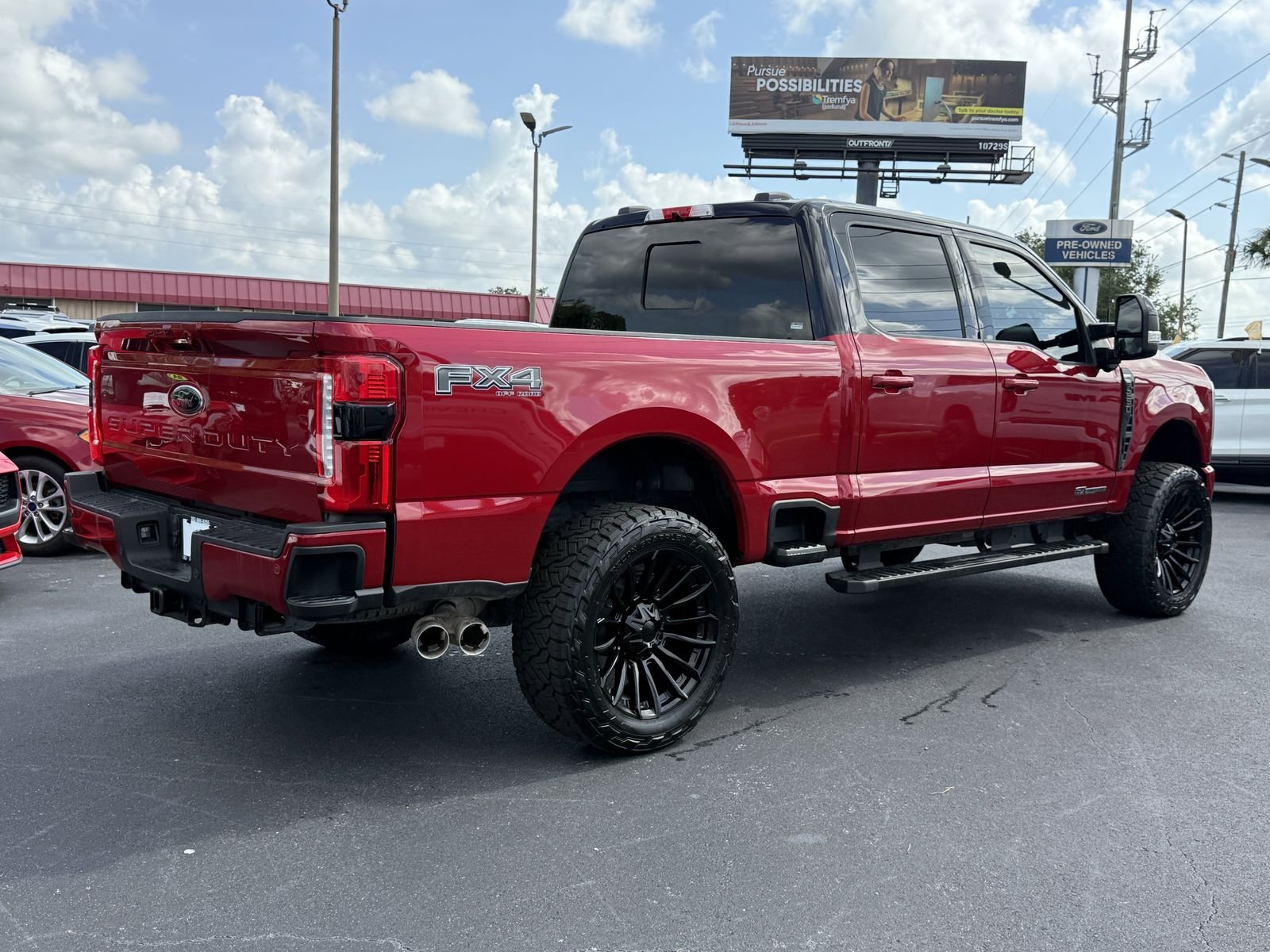 Used 2024 Red Metallic Ford Lariat image 4