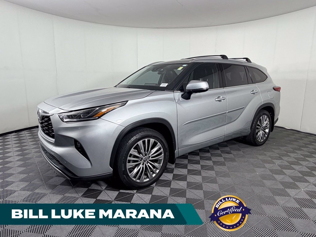Certified Used 2021 Silver Toyota Platinum image 1