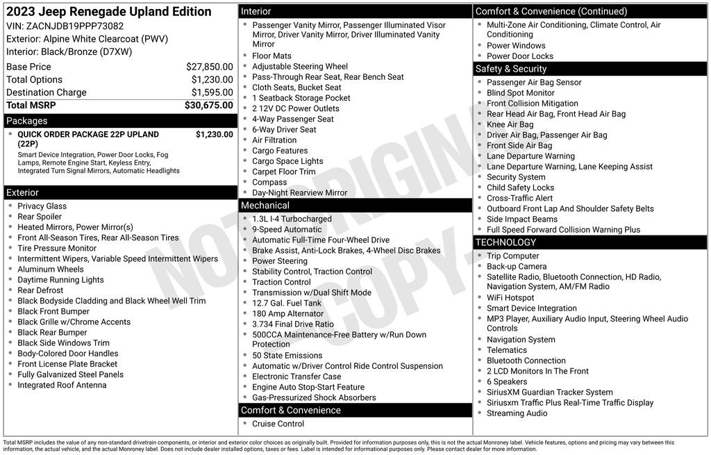 Used 2023 White Jeep Latitude image 21