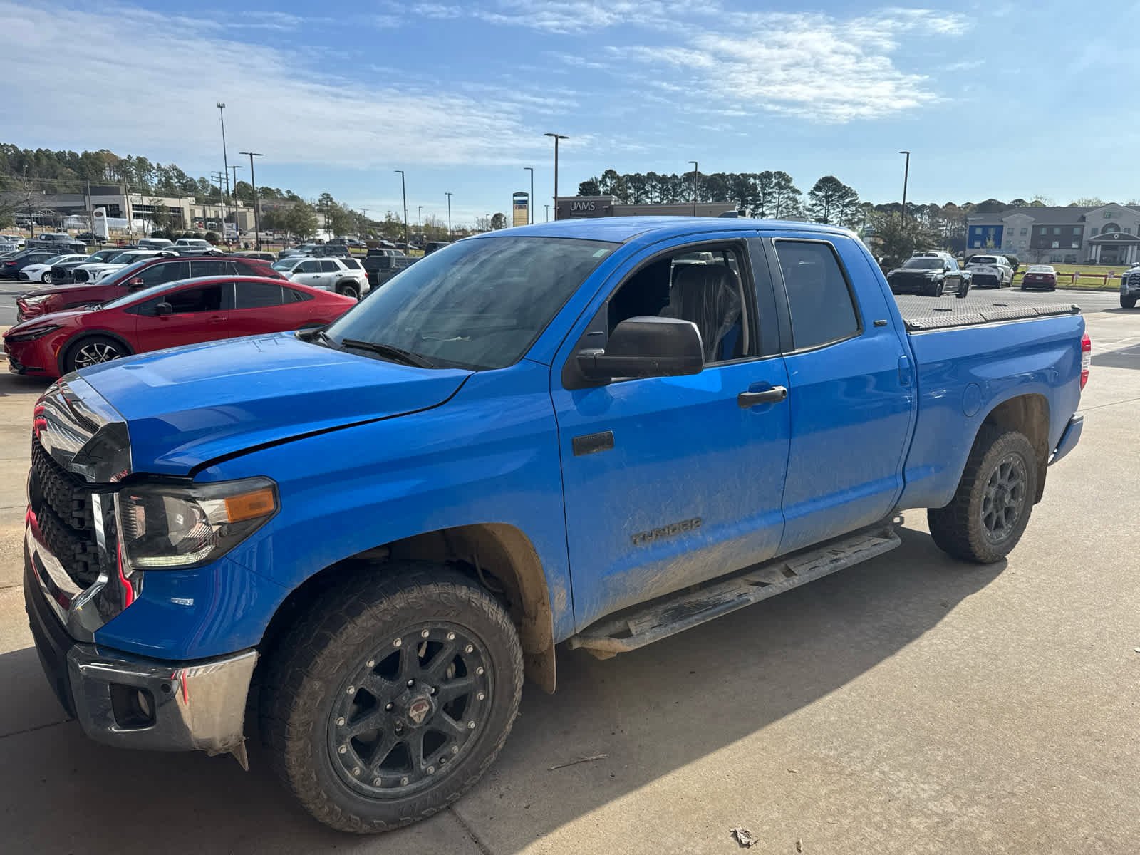 Used 2021 Toyota Tundra SR5 with VIN 5TFUY5F19MX998279 for sale in Little Rock