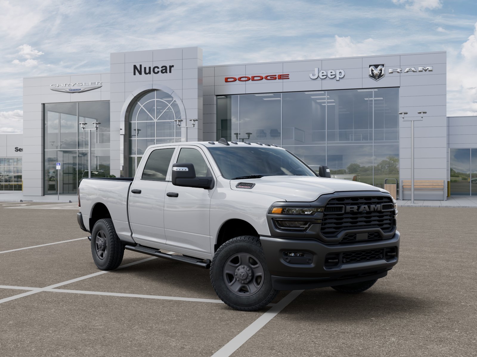 New 2026 Bright White Clear-Coat Exterior Paint RAM Tradesman image 18