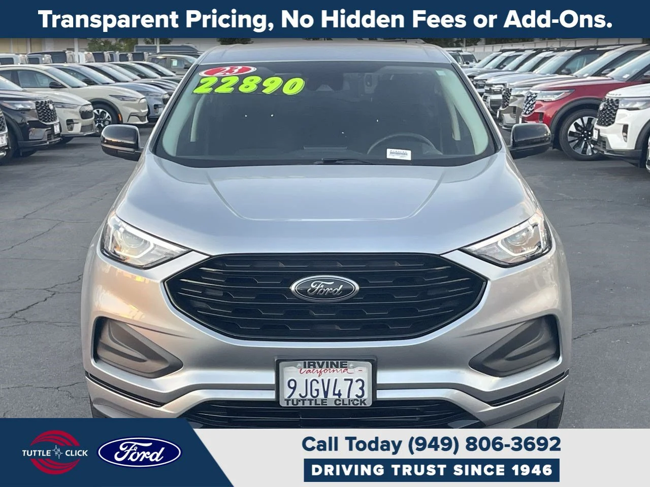 Used 2023 ICONIC SILVER MET Ford SE image 11