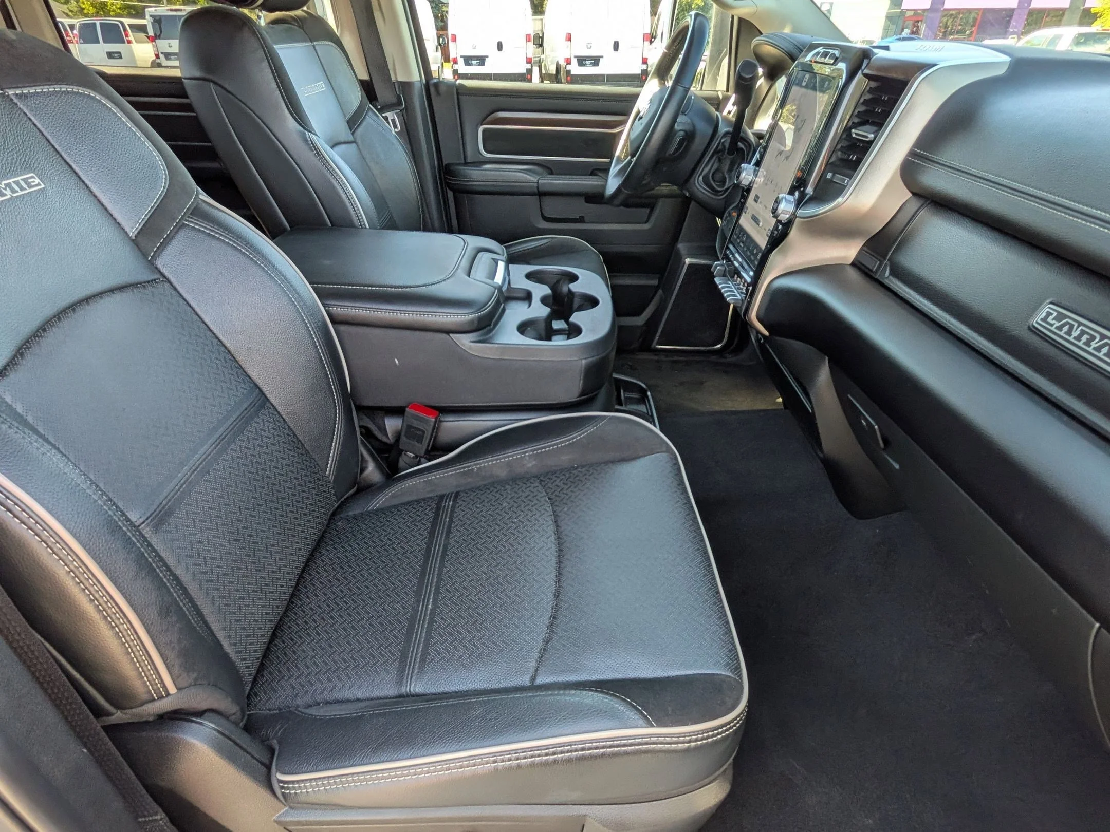 Used 2024 Bright White Clearcoat Ram Laramie image 24