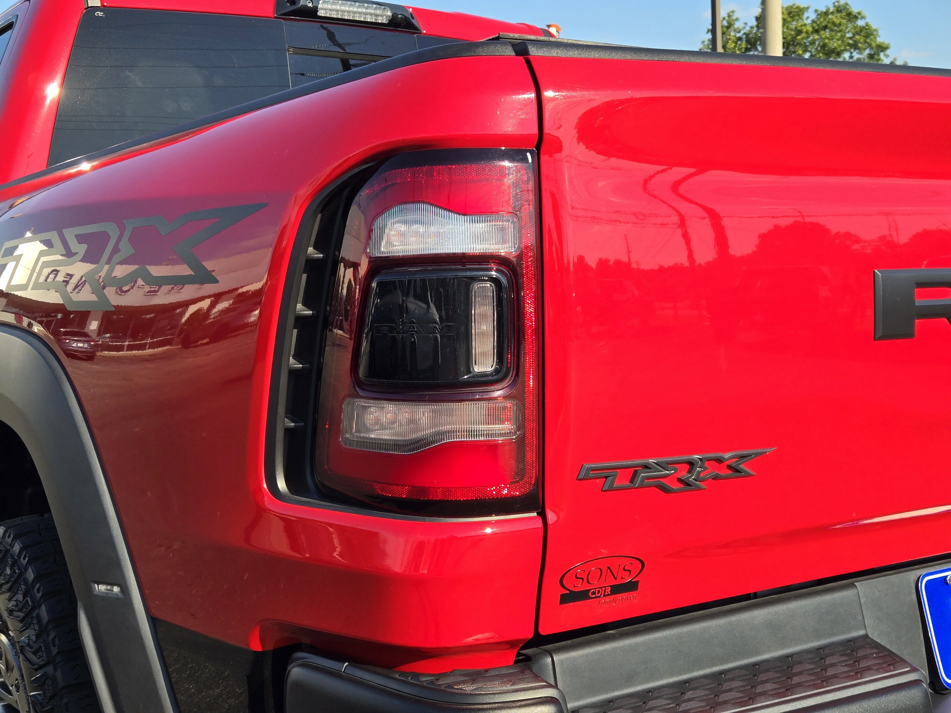Used 2022 Flame Red Clearcoat Ram TRX image 9