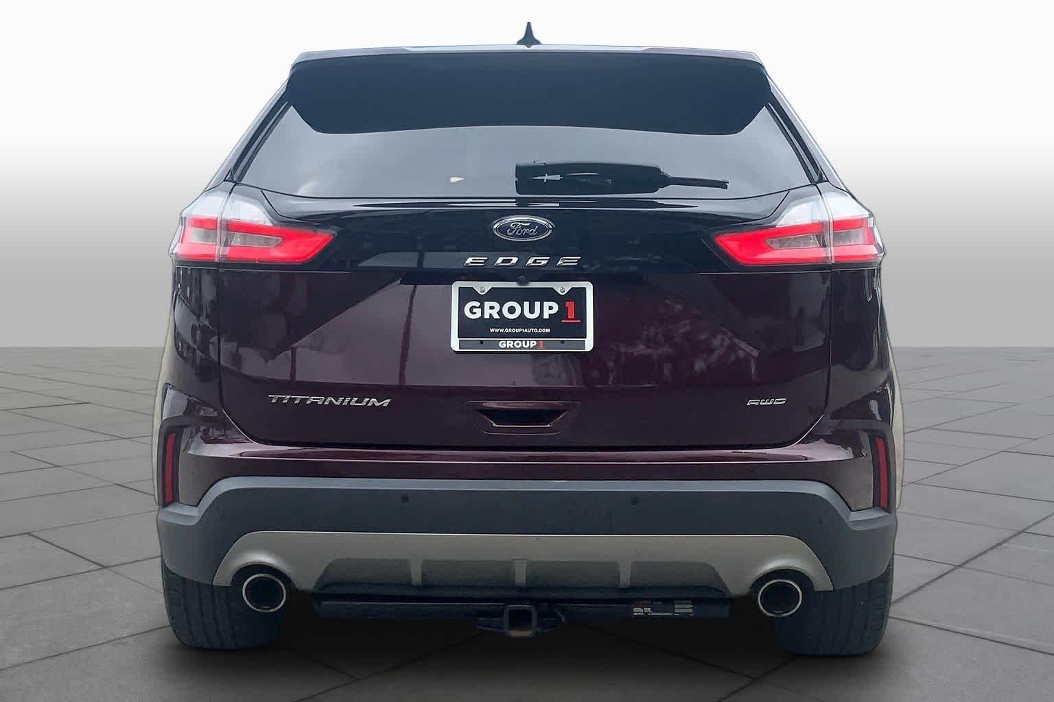 Used 2021 Burgundy Velvet Metallic Tinted Clearcoat Ford Titanium image 5