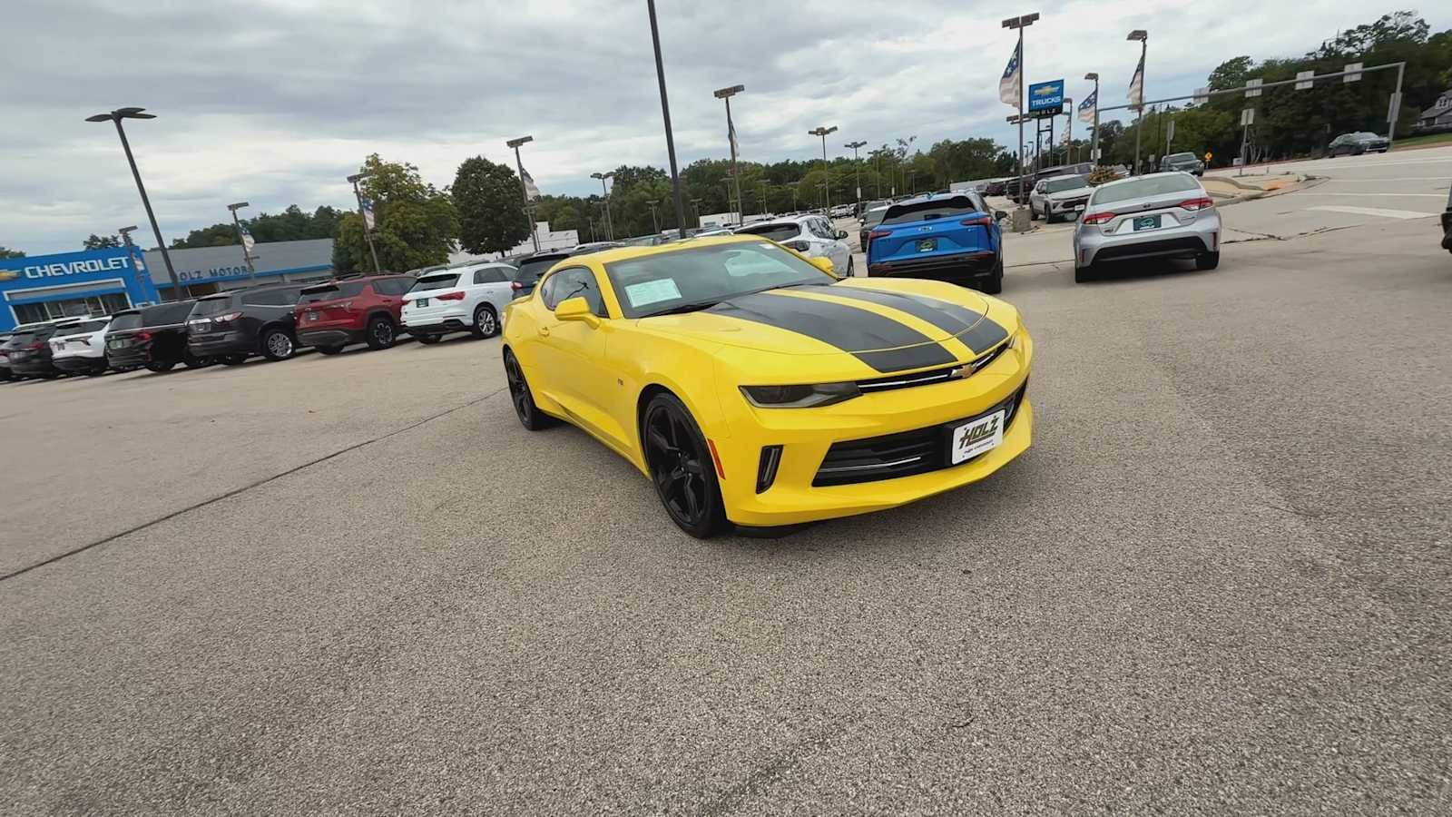 Used 2017 BRIGHT YELLOW Chevrolet 2LT image 2