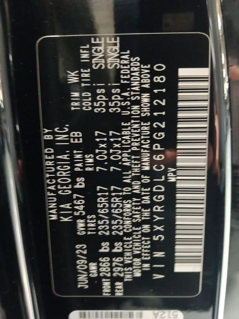 Used 2023 Ebony Black Kia LX image 10
