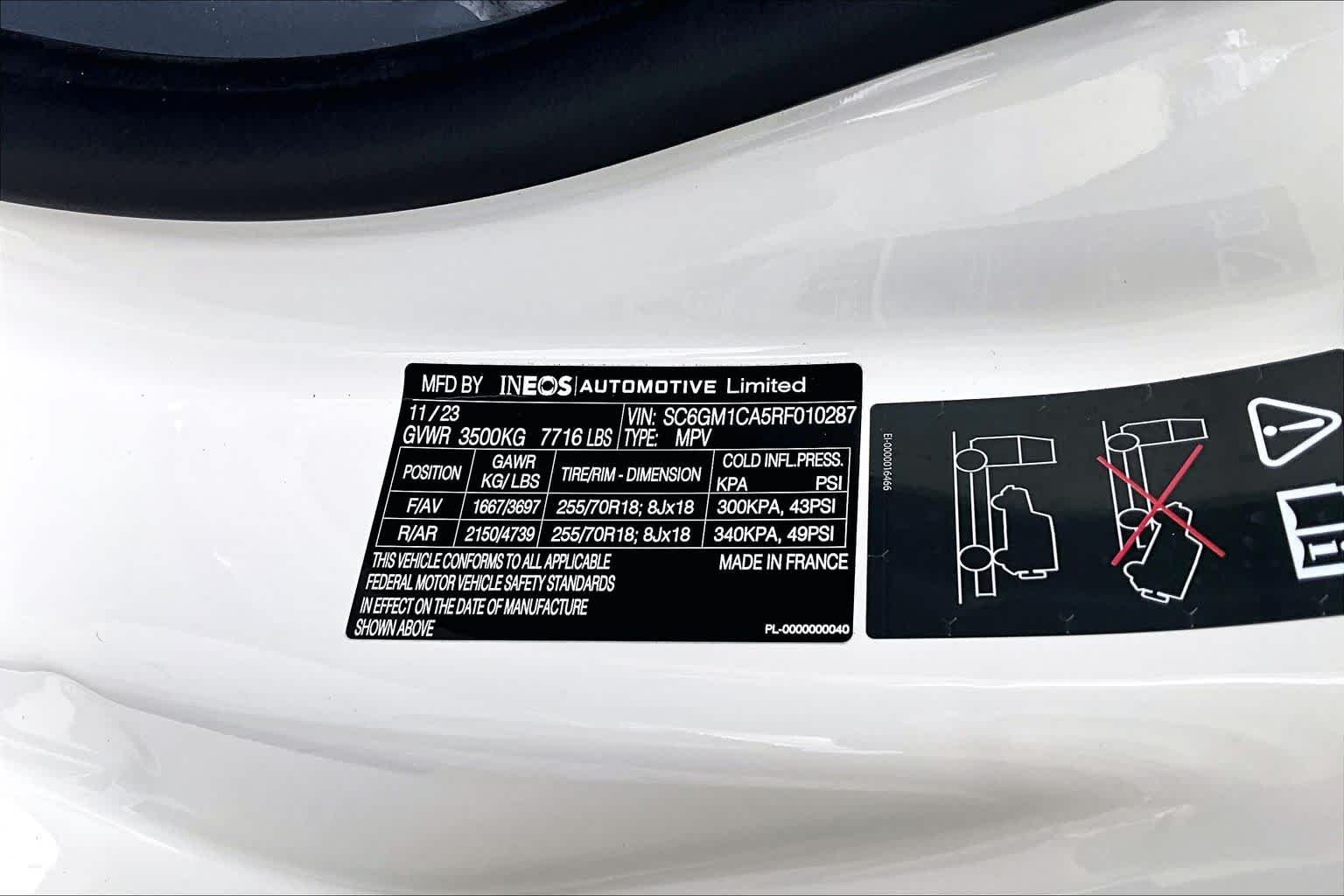 Used 2024 WHITE INEOS  image 35