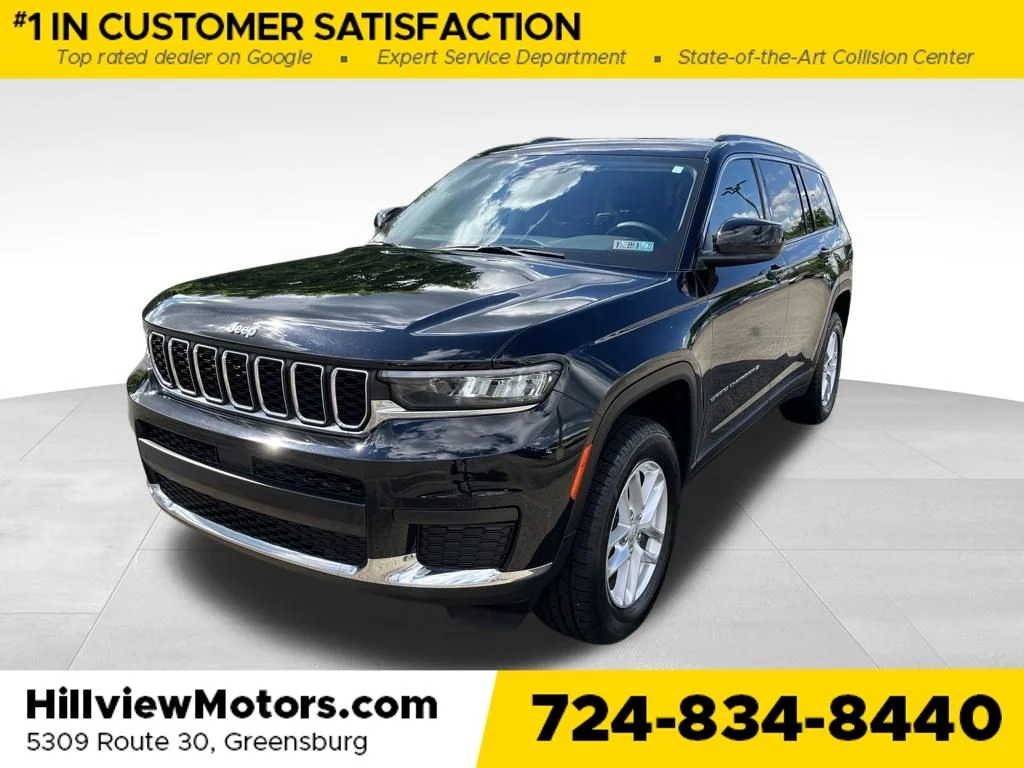 Certified Used 2023 Diamond Black Jeep Laredo image 1