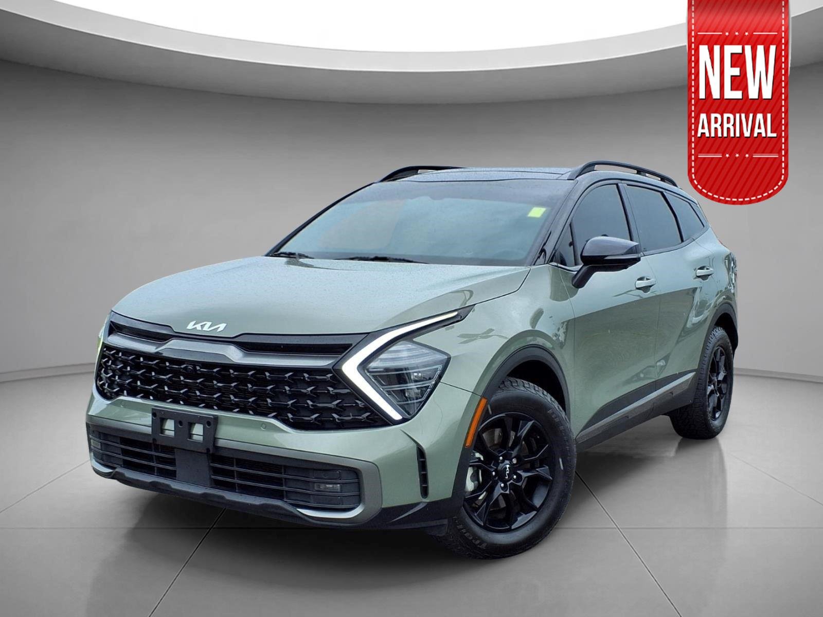 Used 2024 Jungle Green/Ebony Black Roof Kia X-Pro Prestige image 1