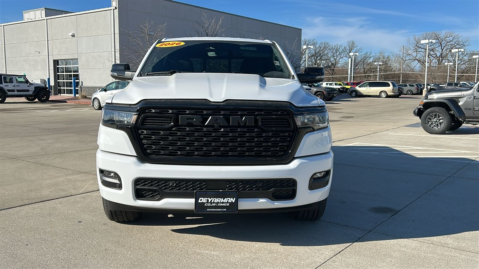 New 2026 Bright White Clear-Coat Exterior Paint RAM Big Horn/Lone Star image 8