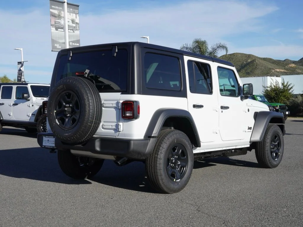 New 2026 Bright White Clearcoat Jeep Sport image 3