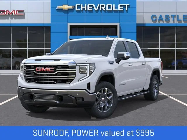 New 2026 Glacier White Tricoat GMC SLT image 7