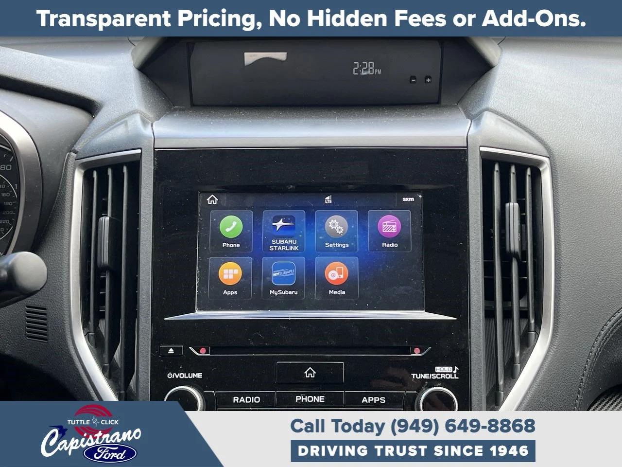 Used 2019 Crystal Black Silica Subaru Premium image 23