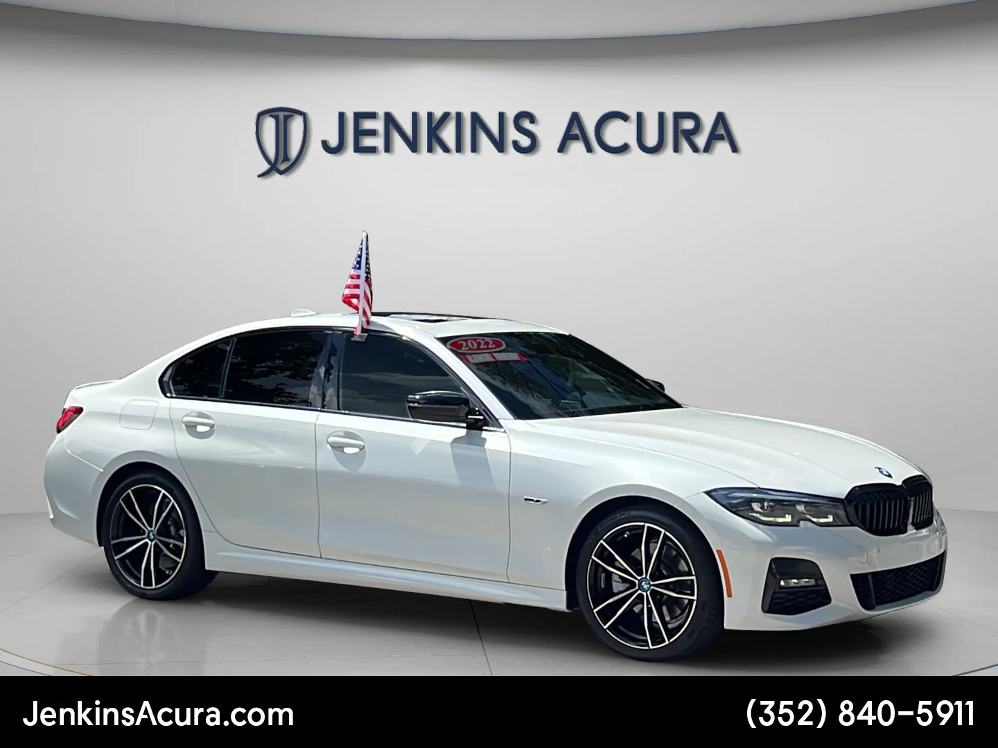 Used 2022 Mineral White Metallic BMW 330e image 1