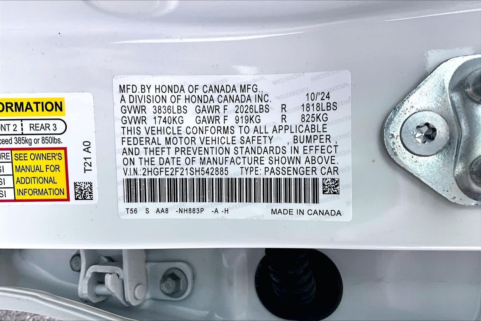 2025 Honda Civic LX - Photo 33
