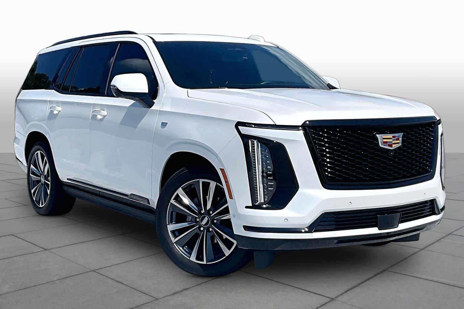 Used 2025 Crystal White Tricoat Cadillac 4WD Sport image 3