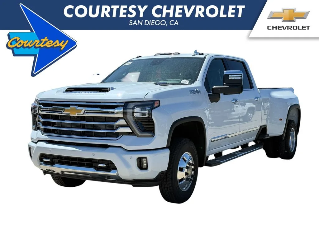 New 2026 Polar White Tricoat Chevrolet High Country DRW image 1