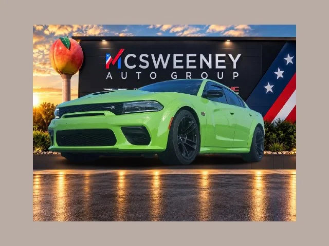 Used 2023 Green Dodge R/T Scat Pack Widebody image 1