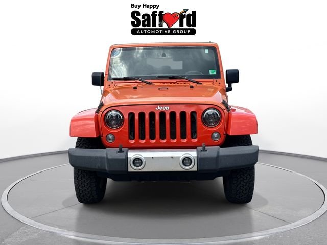 Used 2015 Orange Jeep Sahara image 7