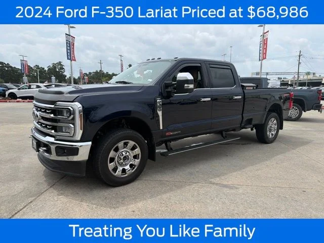 Used 2024 Antimatter Blue Metallic Ford Lariat image 1