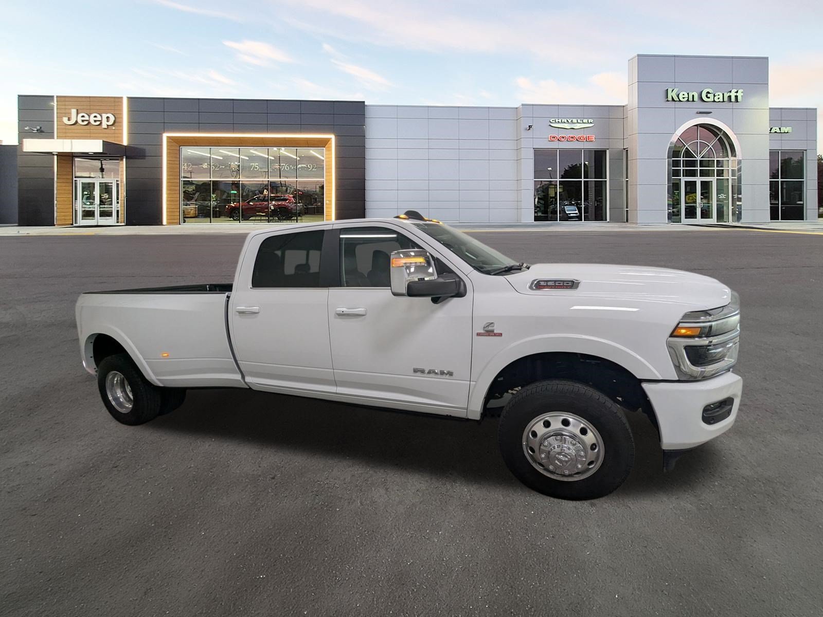 Used 2025 Bright White Clearcoat Ram Longhorn image 3