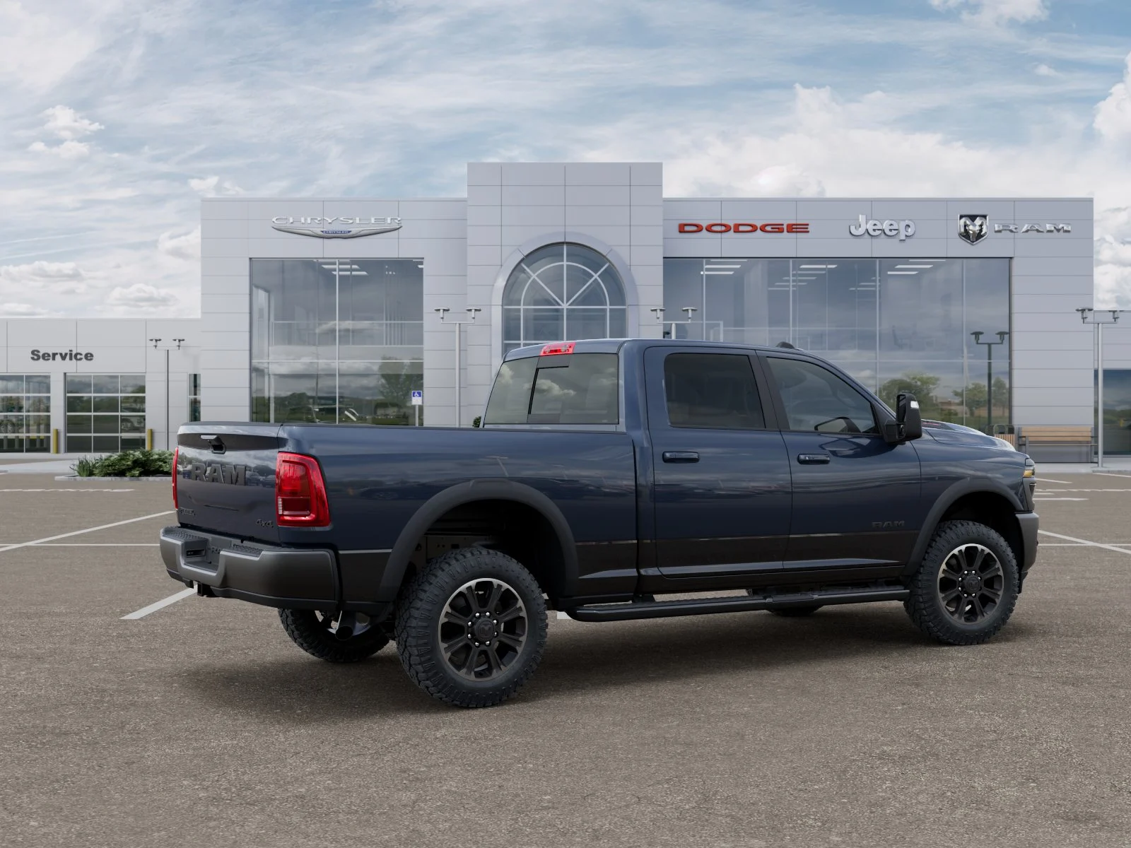 New 2026 Forged Blue Metallic Exterior Paint RAM Rebel image 48