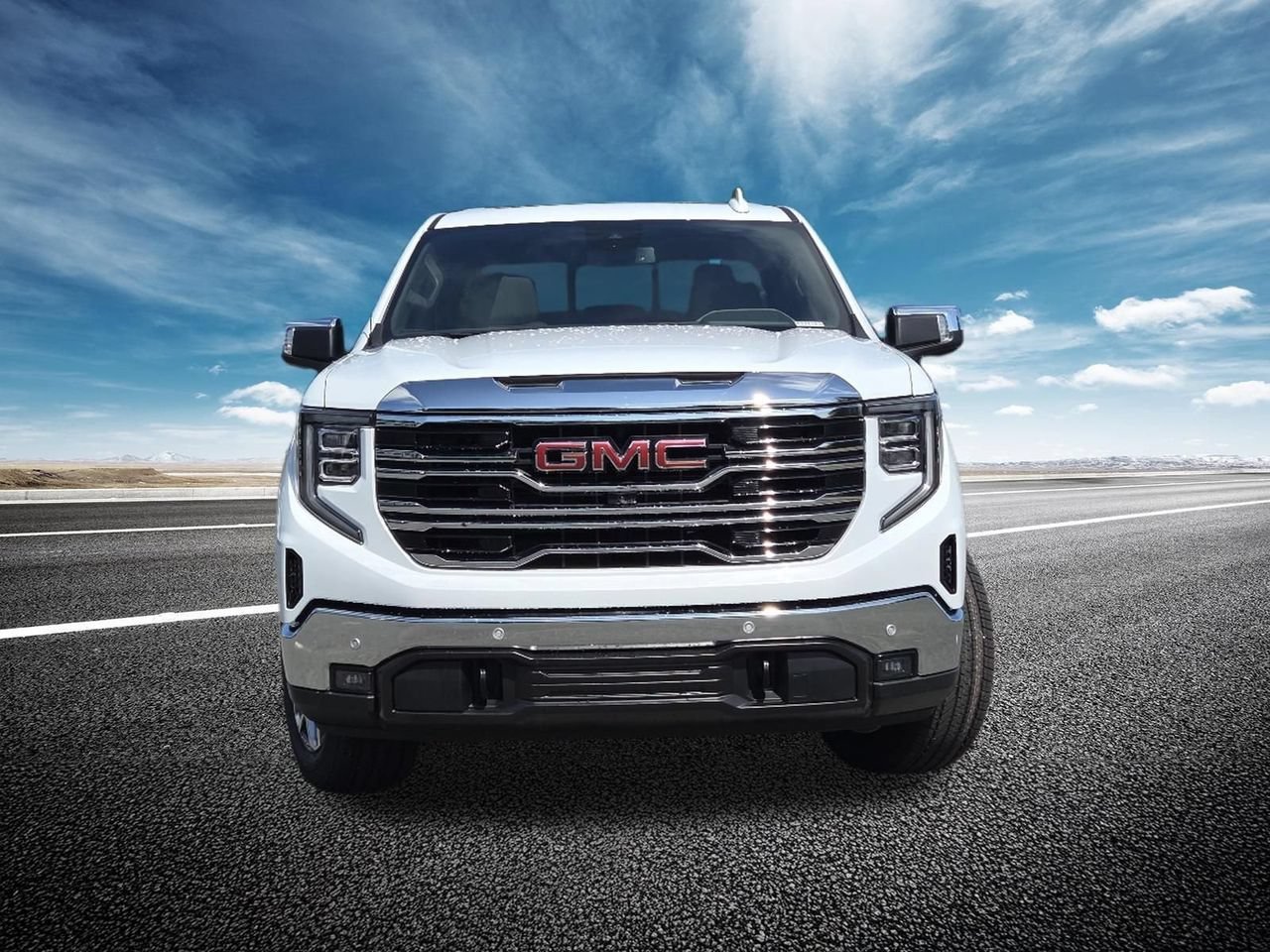 New 2026 Glacier White Tricoat GMC SLT image 13