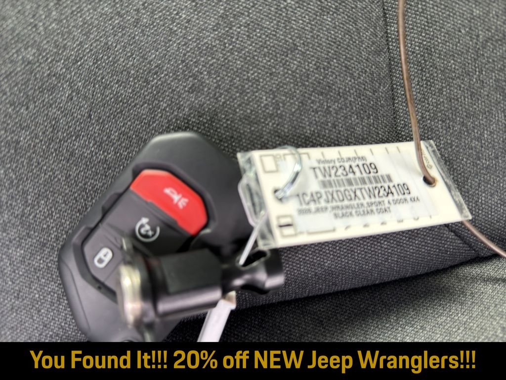 New 2026 Black Clear-Coat Exterior Paint Jeep Sport S image 11