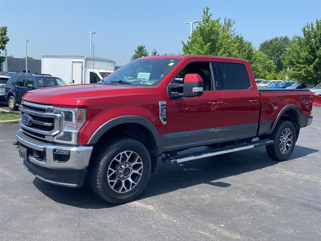 Used 2022 Rapid Red Metallic Tinted Clearcoat Ford LARIAT image 8