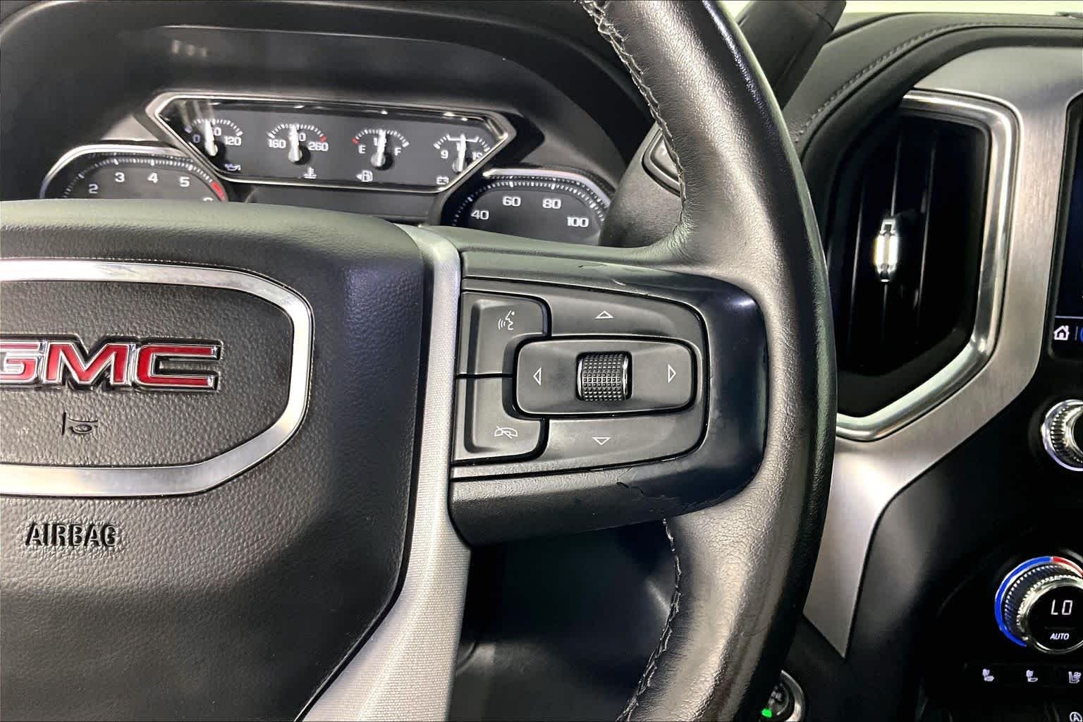 Used 2021 Pacific Blue Metallic GMC SLT image 23